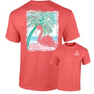 Southernology tickled pink Flamingo tshirt